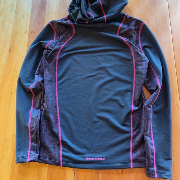 Under Armor - Black and Pink Hoodie - Size M - Picture 3 of 6